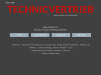 technicvertrieb.de Webseite Vorschau