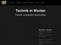 technikinworten.de Webseite Vorschau