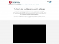 technologiepark-greifswald.de Webseite Vorschau