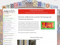 teckschule.de Webseite Vorschau