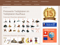 teddybaeren-kaufhaus.de Webseite Vorschau