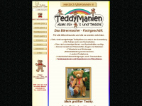 teddymanien.de Webseite Vorschau