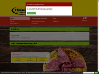 teddys-pizza.de Webseite Vorschau