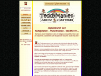 teddyreparatur.de Webseite Vorschau