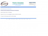 tedo-design.de Webseite Vorschau