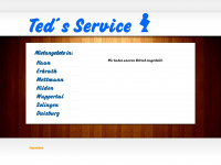 teds-service.de Webseite Vorschau