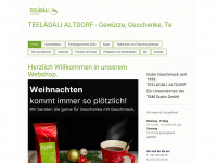 tee-versand.ch Webseite Vorschau