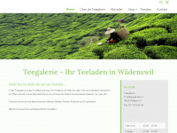 teegalerie.ch Webseite Vorschau