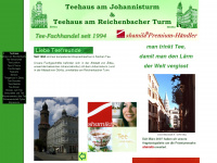 teehaus-am-johannisturm.de Webseite Vorschau