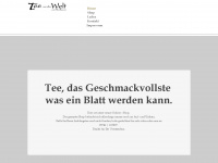 teewelt-plauen.de Webseite Vorschau