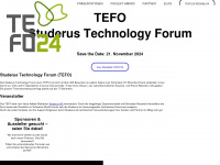tefo.ch Webseite Vorschau