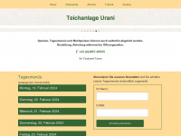 teichwirt-urani.at Webseite Vorschau