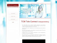 tele-connect.at Webseite Vorschau