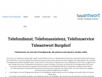 teleantwort.ch Webseite Vorschau