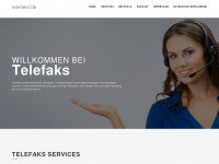 telefaks.de Webseite Vorschau