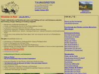 taunusreiter.de Webseite Vorschau