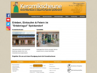 keramikscheune-spickendorf.de Webseite Vorschau