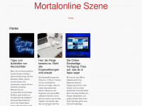 mortalonline-szene.de Webseite Vorschau