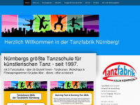 tanzfabrik-nuernberg.de Webseite Vorschau