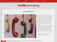 telefonsammlung.ch Webseite Vorschau