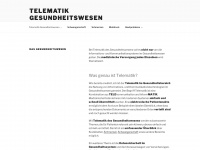 telematik-gesundheitswesen.de Webseite Vorschau