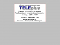 teleplus.at Webseite Vorschau
