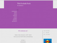 teletechnik-poch.de Webseite Vorschau