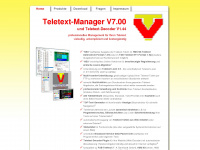 teletext-manager.de Webseite Vorschau