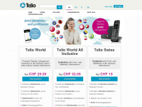 telio.ch Webseite Vorschau