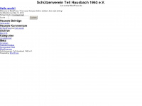 tell-hausbach.de Webseite Vorschau
