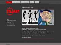 tellart.ch Webseite Vorschau