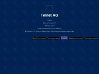 telnet.ch Webseite Vorschau