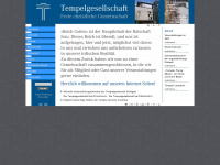 tempelgemeinde.de Webseite Vorschau