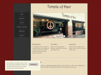 templeofhair.de Webseite Vorschau