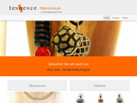tendence-silberschmuck.de Webseite Vorschau