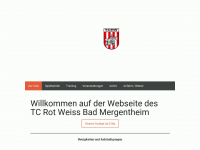 tennis-bad-mergentheim.de Webseite Vorschau