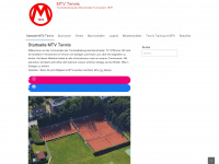 tennis-mtv.de Webseite Vorschau
