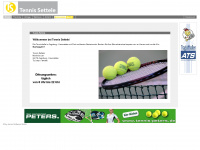 tennis-settele.de Webseite Vorschau