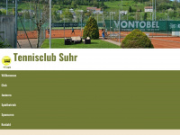 tennis-suhr.ch Webseite Vorschau