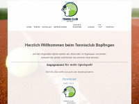 tennisclub-bopfingen.de Webseite Vorschau