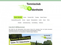 tennisclub-odenheim.de Webseite Vorschau