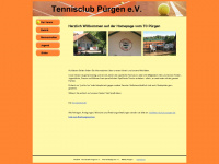 tennisclub-puergen.de Webseite Vorschau