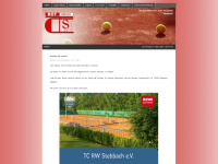 tennisclub-stebbach.de Webseite Vorschau
