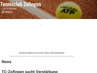 tennisclub-zofingen.ch Webseite Vorschau