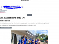 tennisclubbardenberg.de Webseite Vorschau