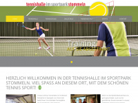tennishalle-stommeln.de Webseite Vorschau