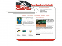 tennisschule-seibold.de Webseite Vorschau