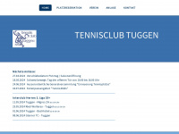 tennistuggen.ch Webseite Vorschau