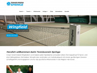 tennisverein-springe.de Webseite Vorschau