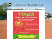 tennisverein1975hagenbach.de Webseite Vorschau